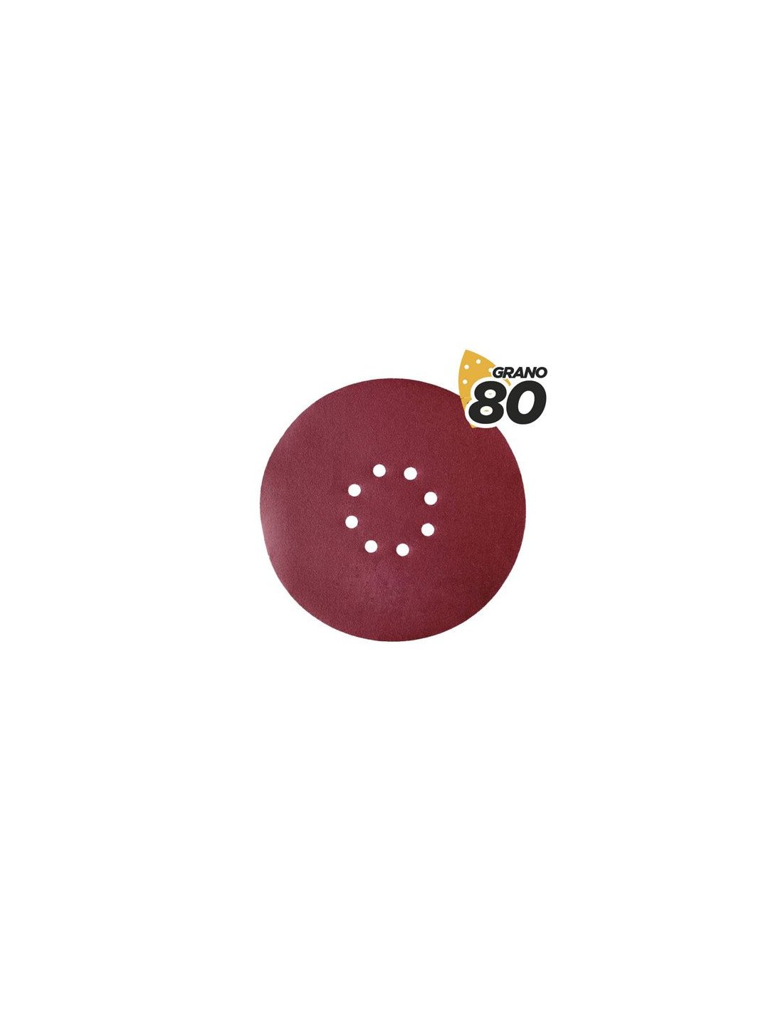 PACK 5 LIJAS REDONDAS GR80 VELCRO COMPATIBLE BL0223 BLIM