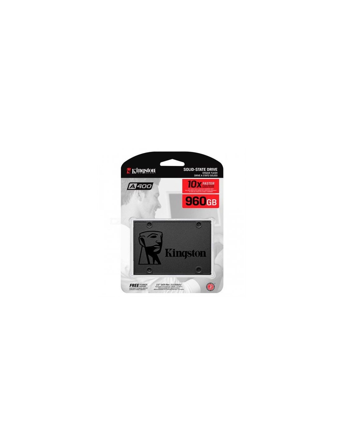 DISCO DURO SSD 960GB 2.5\" SATA3 A400 KINGSTON
