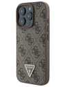 GUESS FUNDA TRIANGLE STRASS IPHONE 16 PRO MAX MARRÓN