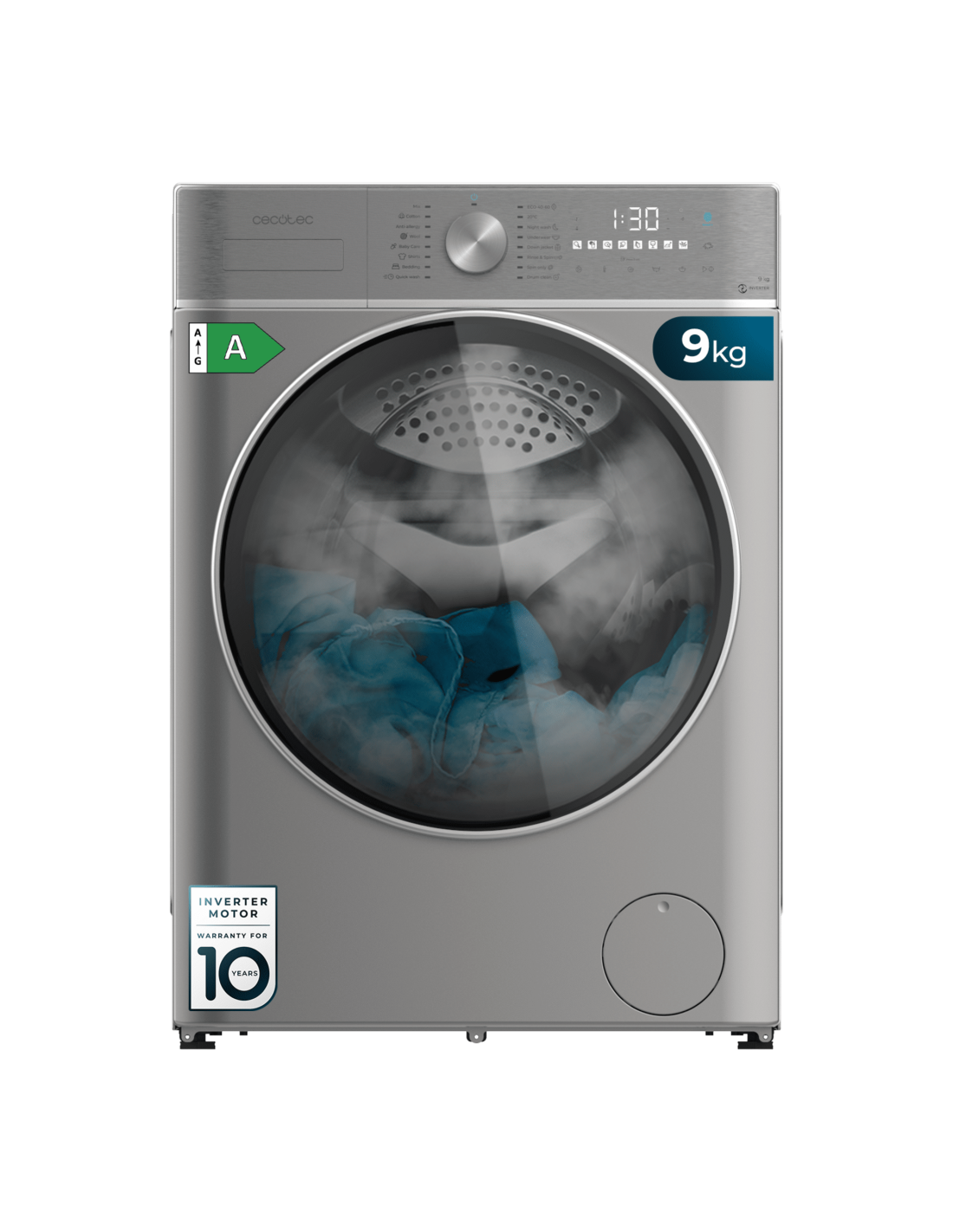 Lavadora Bolero DressCode 9800 Inverter Steel A