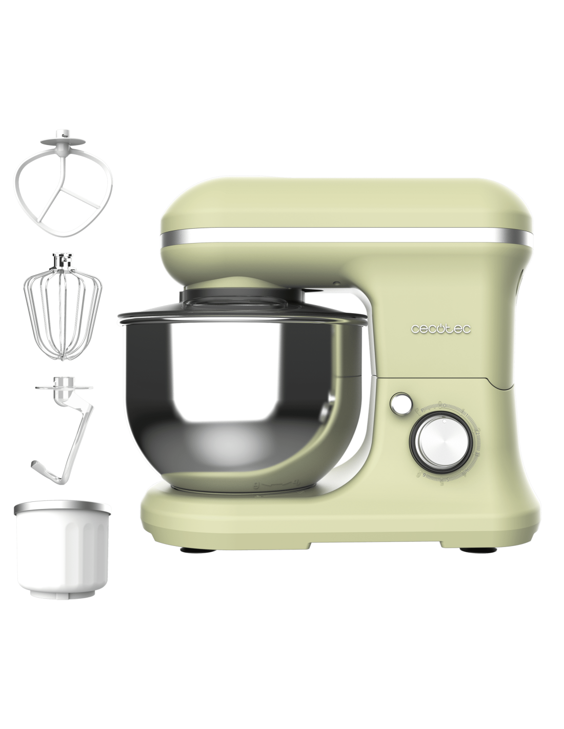 Batidora Amasadora Cecomixer Merengue 5L 1200 Ice-Cream Green