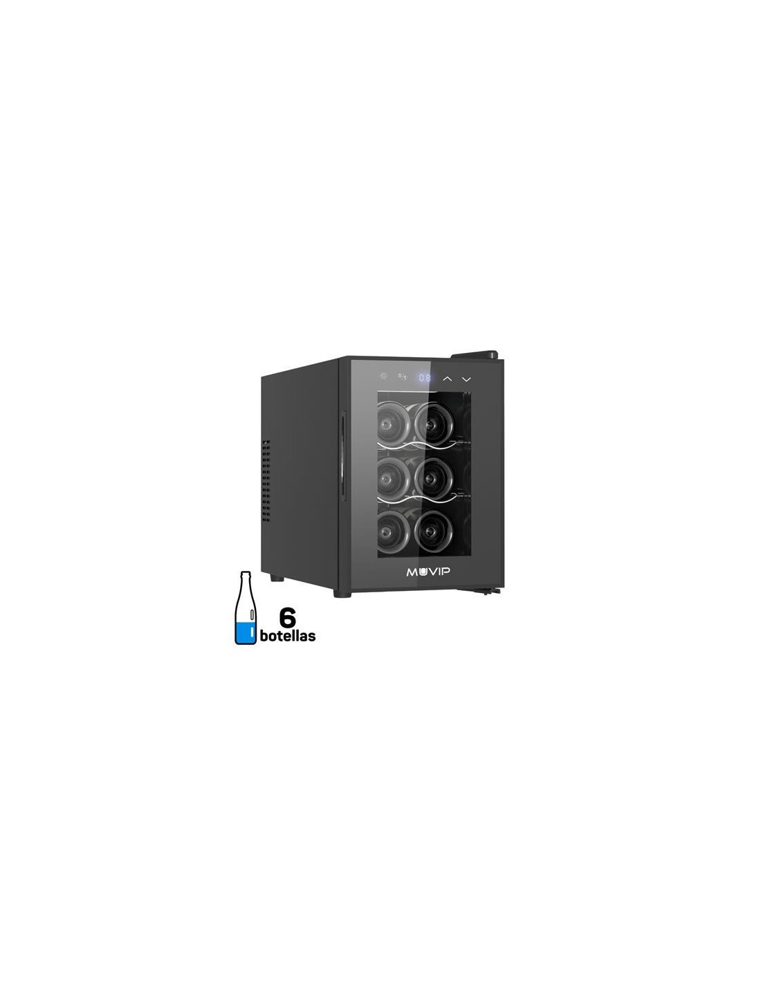 VINOTECA 6 BOTELLAS 58W 39CM MUVIP