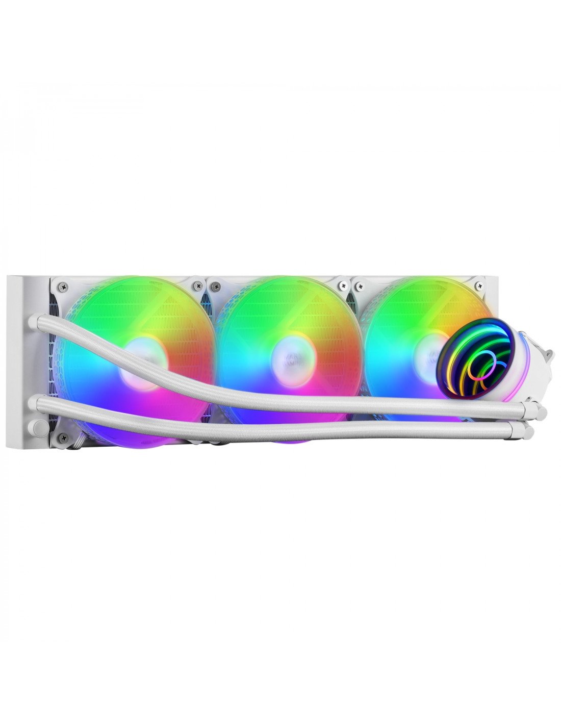 Mars Gaming ML-ONE360 Blanco Refrigeración LÍ­quida CPU TDP 550W 3 Ventiladores FRGB