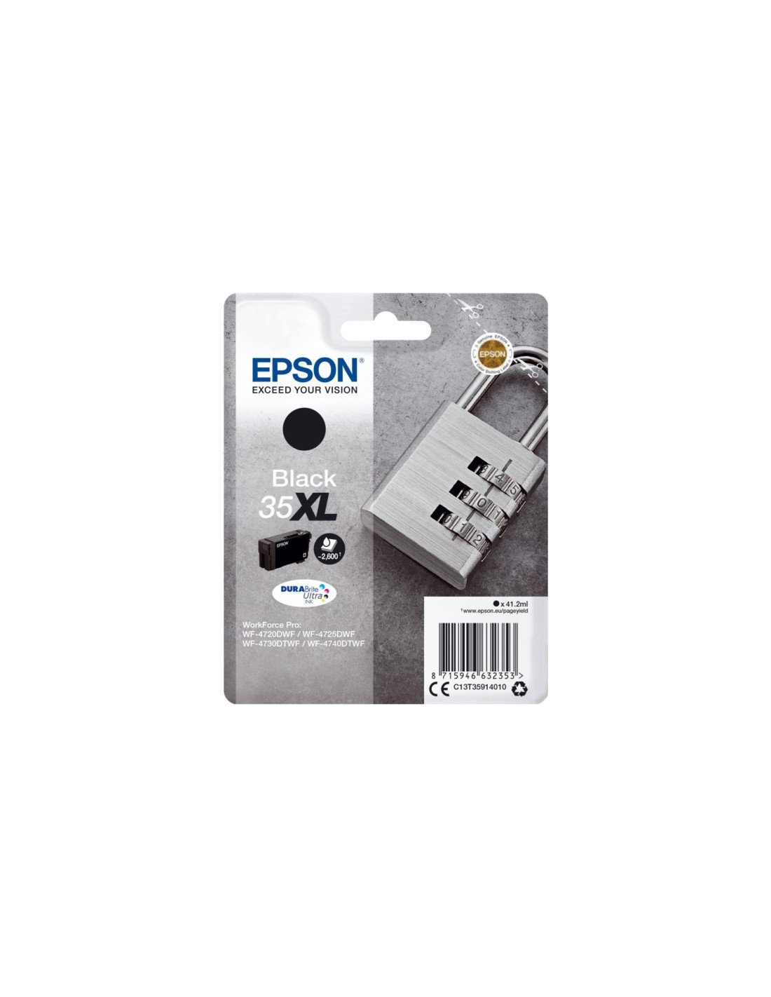 CARTUCHO EPSON T3591XL NEGRO C13T35914010