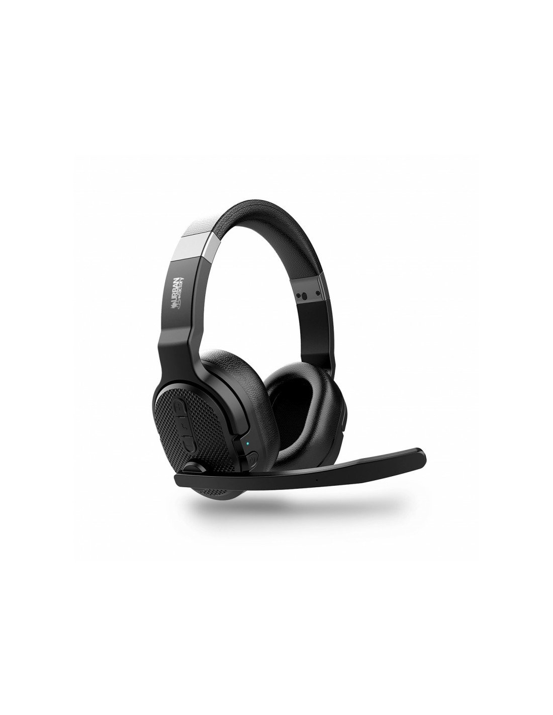 Urban Factory MOVEE COMFORT Auriculares Inalámbrico Diadema Juego USB Tipo C Bluetooth Base de carga Negro