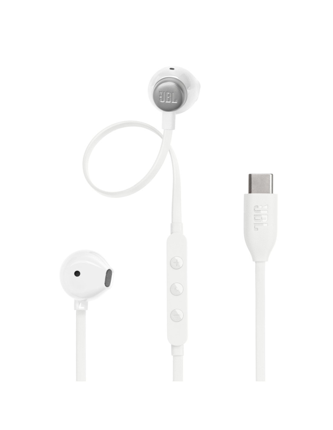 JBL Tune 305C Auriculares Alámbrico Dentro de oído Llamadas/Música USB Tipo C Blanco
