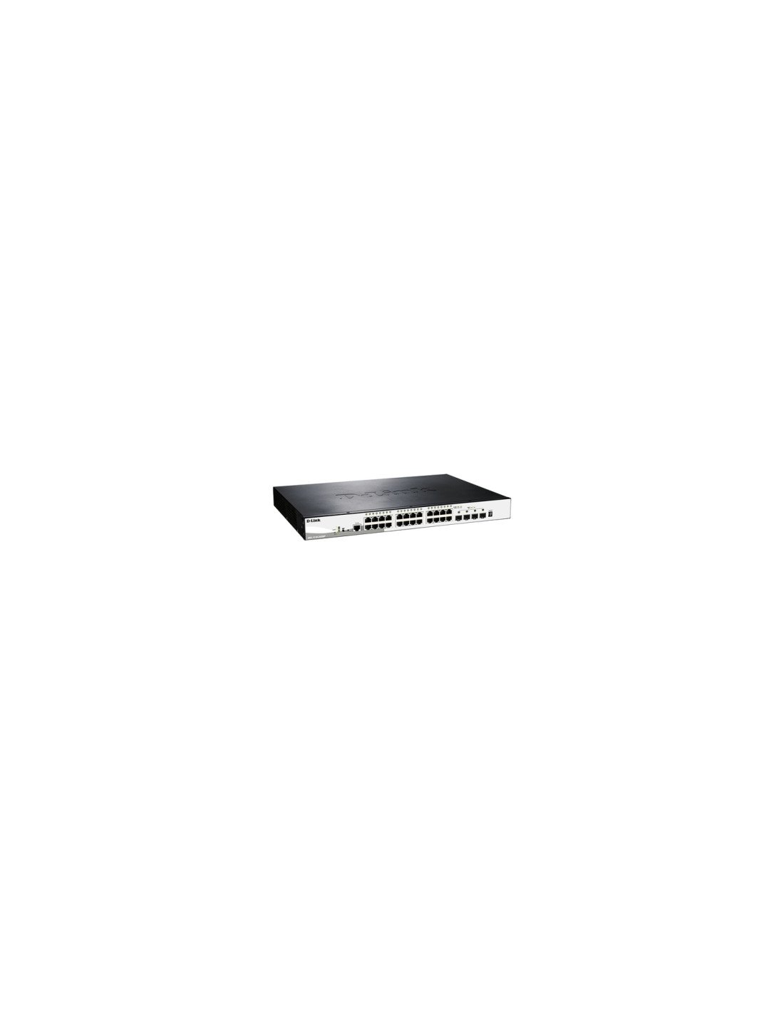 D-Link DGS-1510-28XMP Gestionado L2/L3 Gigabit Ethernet (10/100/1000) Energía sobre Ethernet (PoE) Negro, Gris
