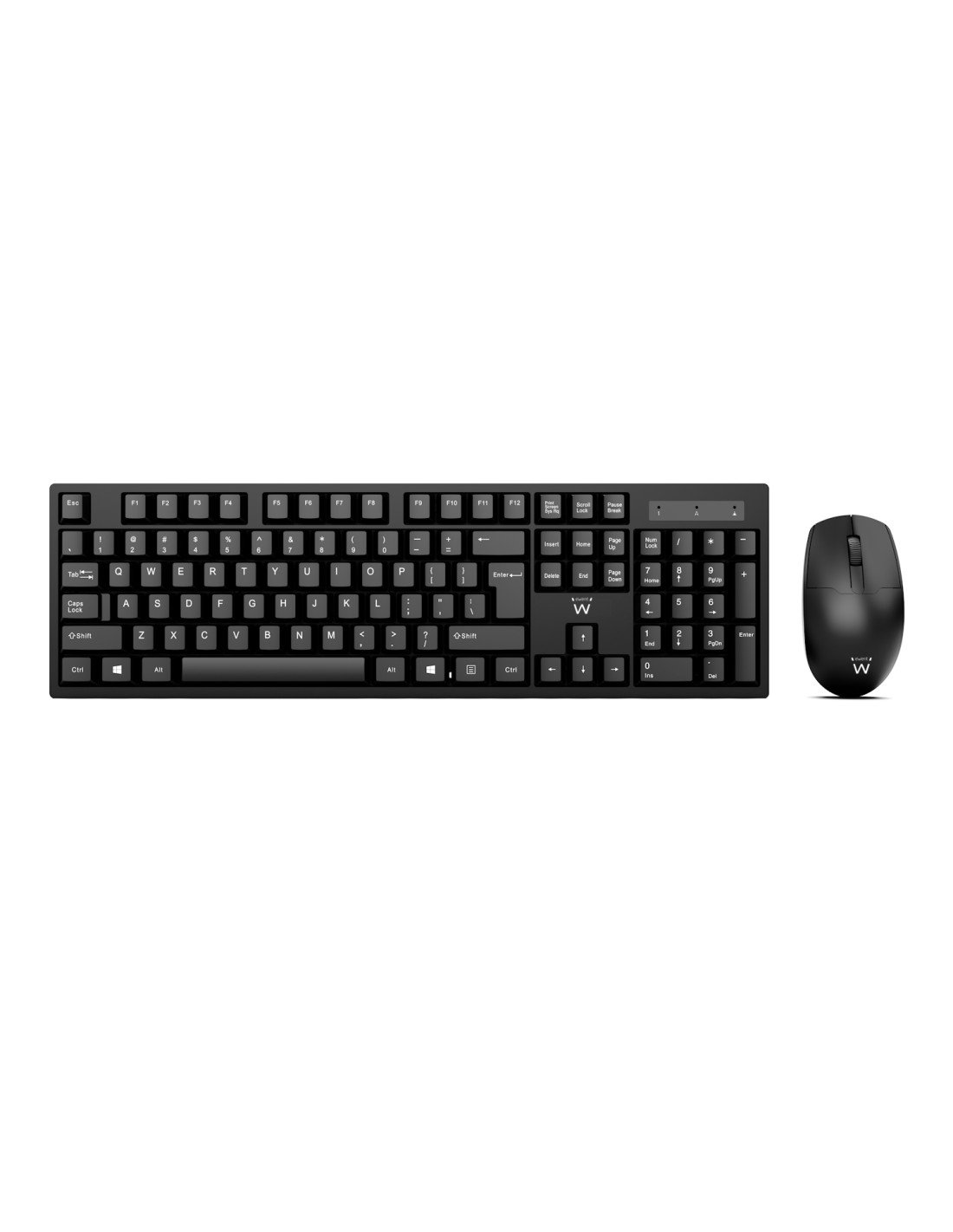 Ewent EW3280 teclado Ratón incluido Universal RF inalámbrico QWERTY Italiano Negro