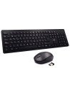 Ewent EW3258 teclado Ratón incluido Universal QWERTY Portugués Negro