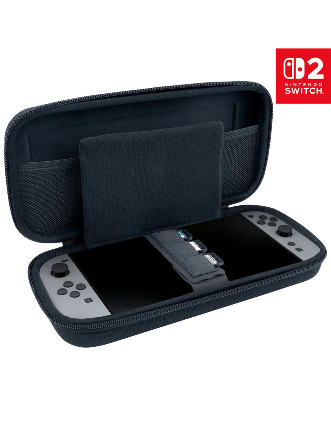 Nacon Funda Pouch Rígida para Nintendo Switch 2 Negra (SWICHNEWPOUCHLBLACK)
