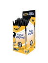 CAJA DE 50 UNIDADES BOLIGRAFO TINTA ACEITE PUNTA 1.0 MM NEGRO BIC CRISTAL