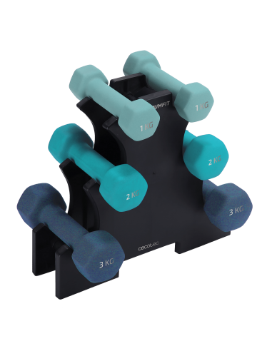 DrumFit Dumbbell 123 Neoprene Set