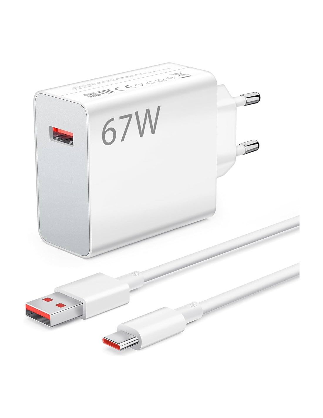 CARGADOR XIAOMI 67W USB-A