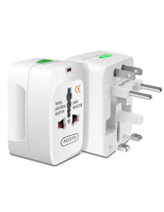 ADAPTADOR DE CORRIENTE PARA VIAJES (US-EUROPE-AUS-UK)