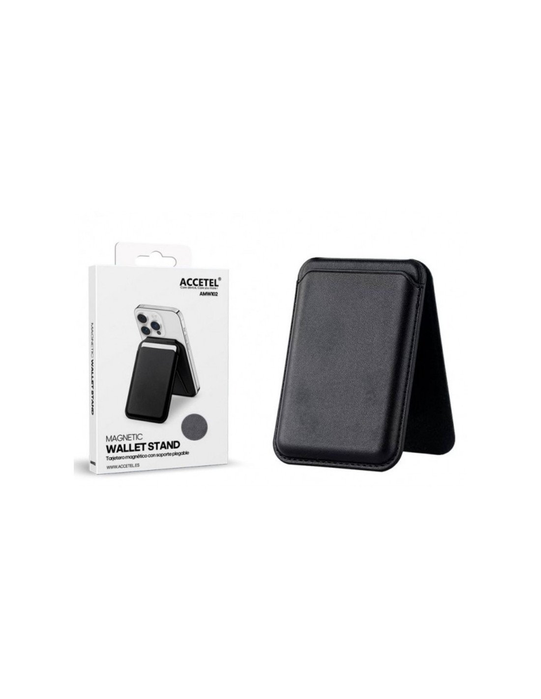 TARJETERO MAGNETICO MAGSAFE NEGRO