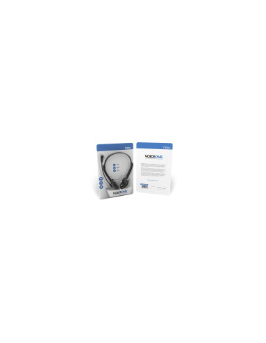 NOX Voice One Auriculares Alámbrico Diadema Llamadas/Música Negro