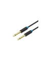 Vention Cable Estéreo BAABF/ Jack 6.5 Macho - Jack 6.5 Macho/ 1m/ Negro