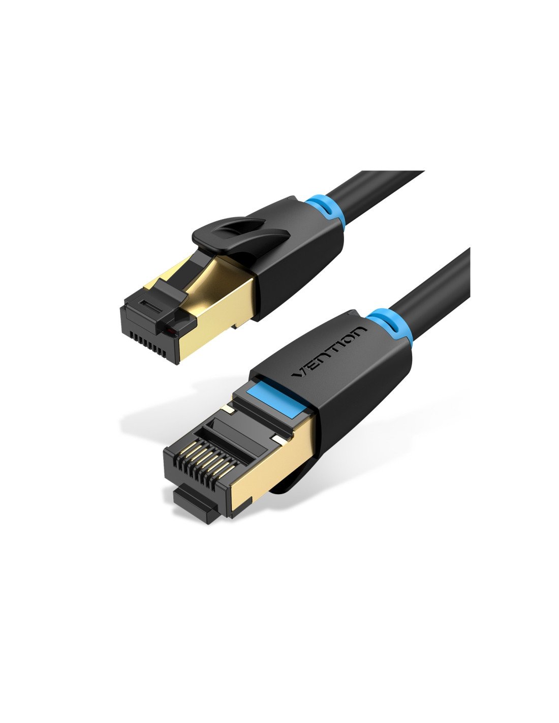 Vention Cable de Red RJ45 SFTP IKABF Cat.8/ 1m/ Negro