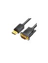 Vention Cable Conversor HBLBH/ Displayport Macho - VGA Macho/ 2m/ Negro