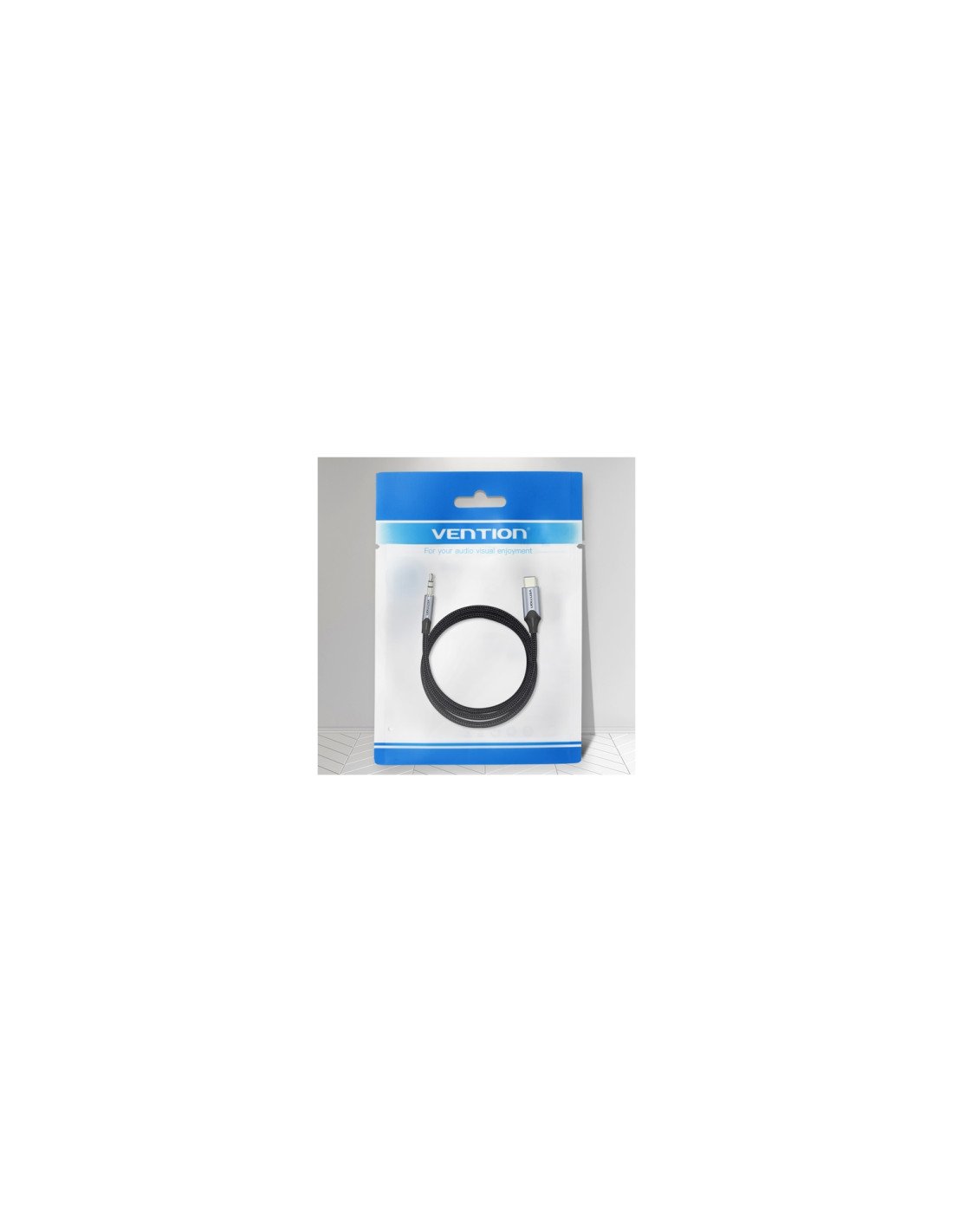 Vention Cable Conversor Audio BGKHF/ USB Tipo-C Macho - Jack 3.5 Macho/ 1m/ Gris