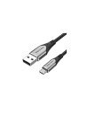 Vention Cable USB 2.0 3A COAHF/ USB Macho - MicroUSB Macho/ 1m/ Gris