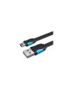 Vention Cable USB 2.0 VAS-A14-B100/ Mini USB Macho - USB Macho/ 1m/ Azul y Negro