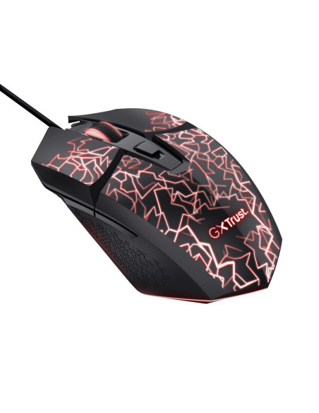 Trust GXT 113 Felox ratón Juego mano derecha USB tipo A Óptico 6400