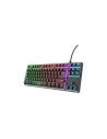Trust GXT 833 Thado TKL teclado Juego USB QWERTY Español Negro