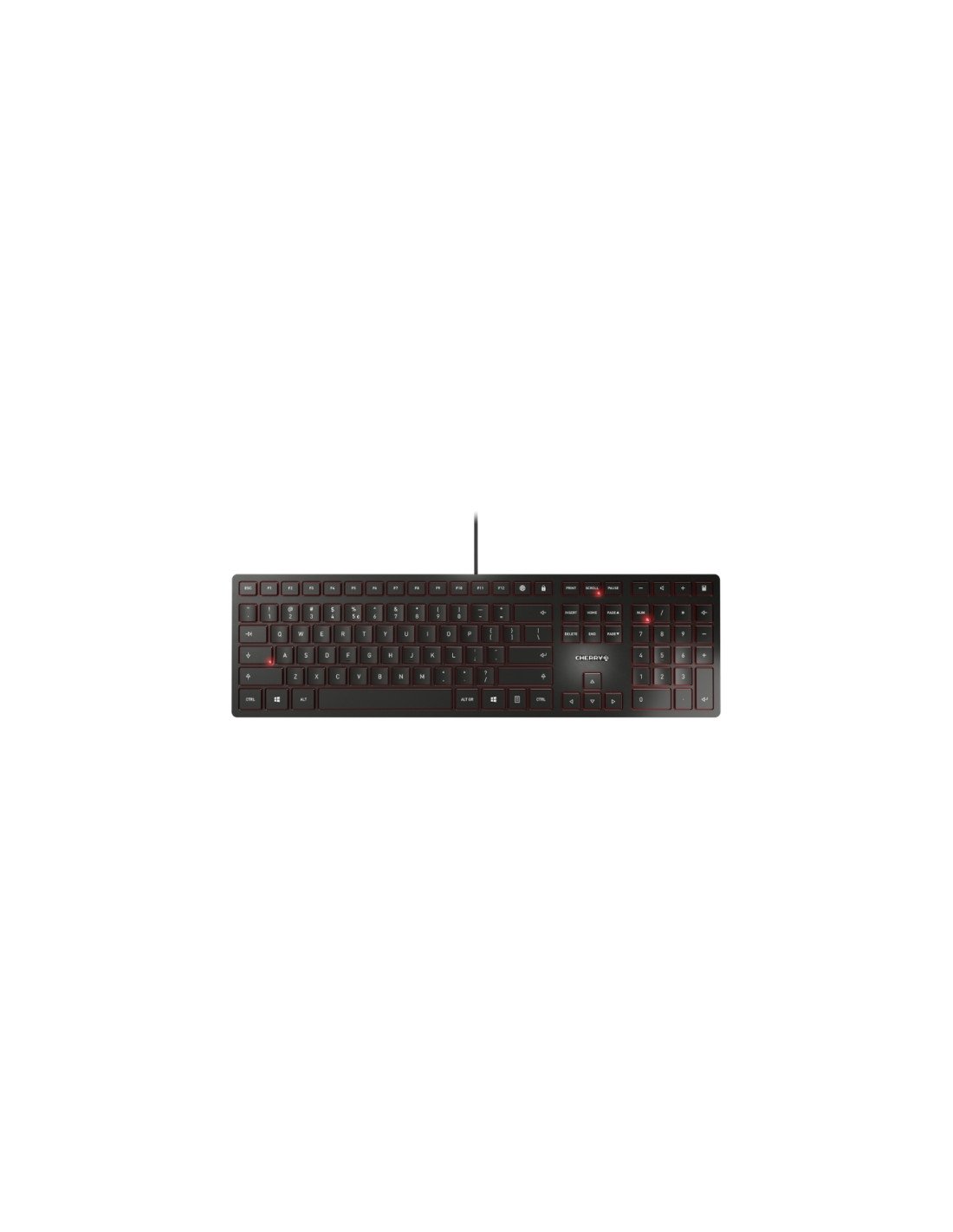 TECLADO CHERRY KC 6000 SLIM USB NEGRO JK-1600ES-2