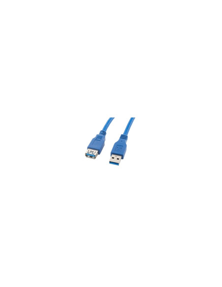 CABLE ALARGADOR LANBERG USB 3.0 MACHO A USB 3.0 HEMBRA 1.8M AZUL CA-US3E-10CC-0018-B