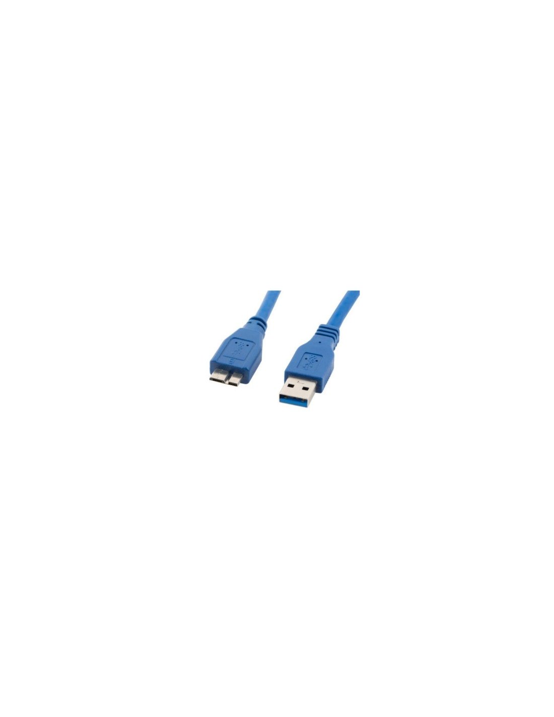 CABLE LANBERG USB 3.0 MACHO A USB MICRO B MACHO 50CM AZUL CA-US3M-10CC-0005-B