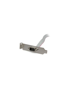 StarTech.com Adaptador de 0.4m Header Cabezal Bracket Serie Serial DB9 RS232 a IDC 10 Pines Placa Base Perfil Bajo 2