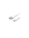 StarTech.com Cable de 2m Lightning a USB Tipo-A Certificado MFi - Blanco RUSBLTMM2M