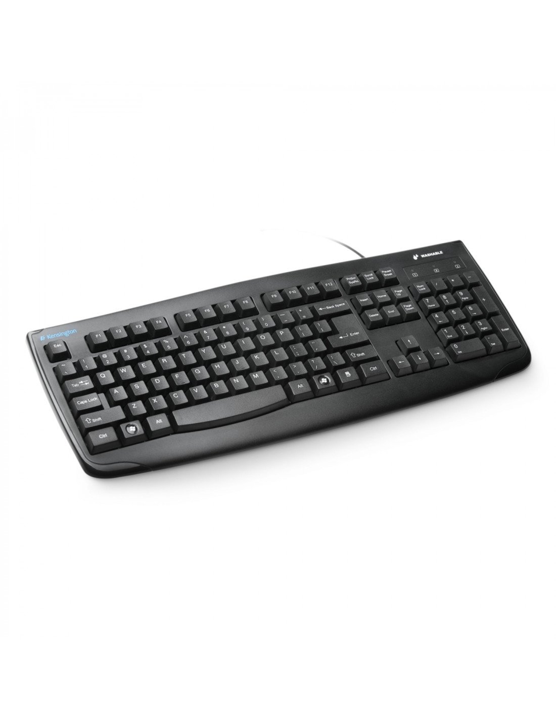 Kensington Teclado USB lavable Pro Fit negro
