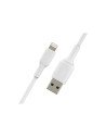 BELKIN cable de conector Lightning Macho/USB A Macho 0,15 m Blanco