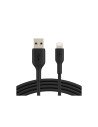 BELKIN cable de conector Lightning Macho/USB A Macho 0,15 m Negro