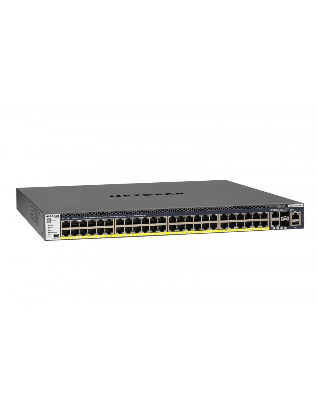 Netgear Gestionado L2/L3/L4 Gigabit Ethernet (10/100/1000) EnergÍ­a sobre Ethernet (PoE) 1U Negro