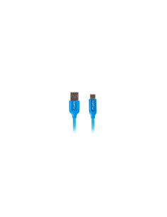 Lanberg CA-USBO-22CU-0010-BL Cable usb 2.0 tipo c macho a usb 2.0 tipo a macho 1m azul 2