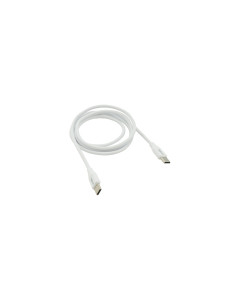 iggual Cable USB-C/USB-C 100 cm blanco Q3.0 3A 60W