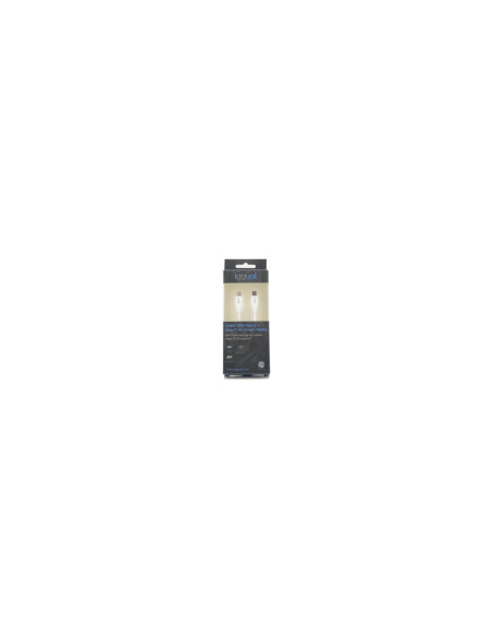 iggual Cable USB-C/USB-C 100 cm blanco Q3.0 3A 60W
