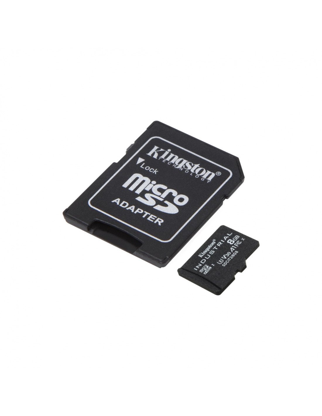 Kingston Technology industrial Memoria microsdhc 8gb UHS-I Clase 10 negro