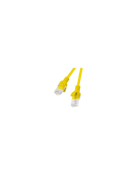 Lanberg PCU6-10CC-0025-Y Latiguillo de red rj45 Cat6 U/UTP 0.25m amarillo