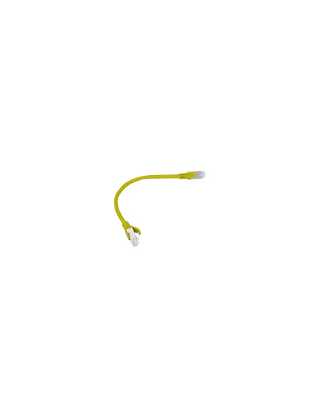 Lanberg PCU6-10CC-0025-Y Latiguillo de red rj45 Cat6 U/UTP 0.25m amarillo