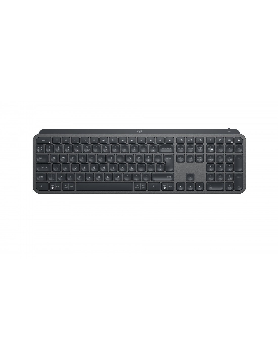 Teclado Logitech MX Keys for Business RF Wireless + Bluetooth Español Grafito