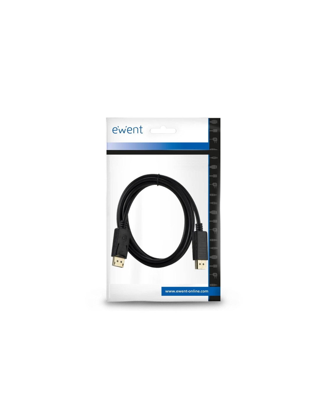 CABLE DISPLAYPORT EWENT DP/M - DP/M 1M NEGRO