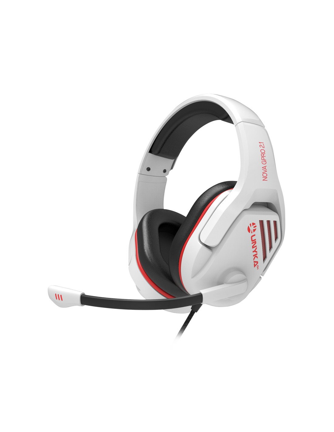 UNYKAch Nova GPRO 2.1 Auriculares Alámbrico Diadema Juego Blanco