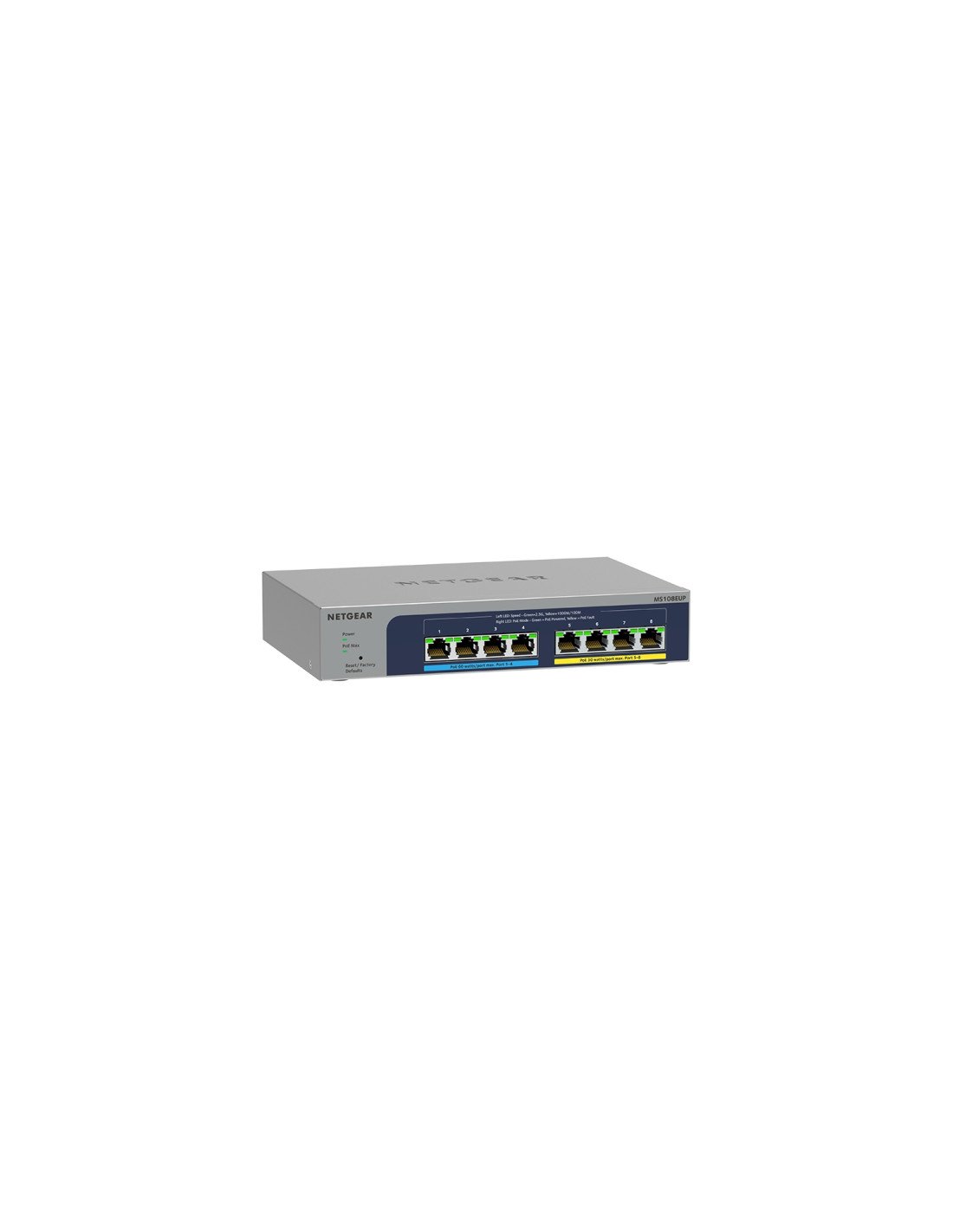 NETGEAR No administrado L2/L3 2.5G Ethernet (100/1000/2500) EnergÍ­a sobre Ethernet (PoE) Gris