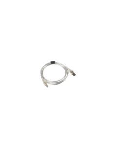 Lanberg CA-USBA-12CC-0018-TR cable USB 1,8 m USB 2.0 USB B Transparente 2