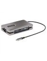 StarTech.com DKM31C3HVCPD base para portátil y replicador de puertos Alámbrico USB 3.2 Gen 2 (3.1 Gen 2) Type-C Gris