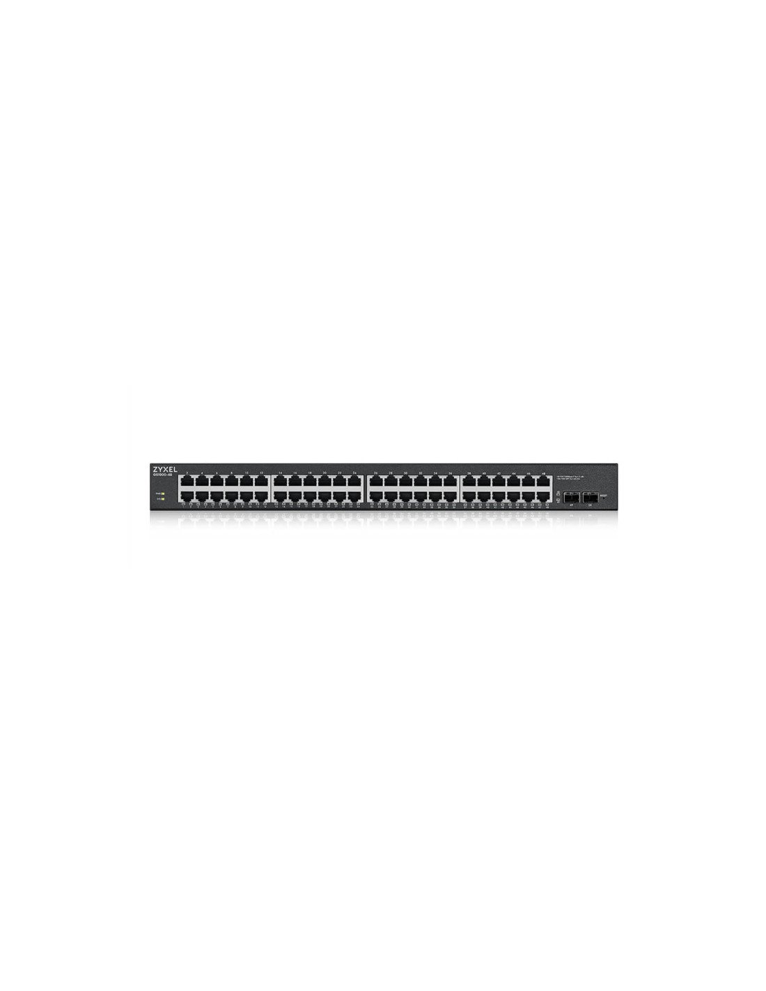 Zyxel GS1900-48HPv2 Gestionado L2 Gigabit Ethernet (10/100/1000) EnergÍ­a sobre Ethernet (PoE) Negro